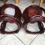 Pair of Asian side tables