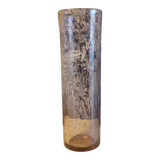 Vintage bubbled glass scroll vase h=34cm