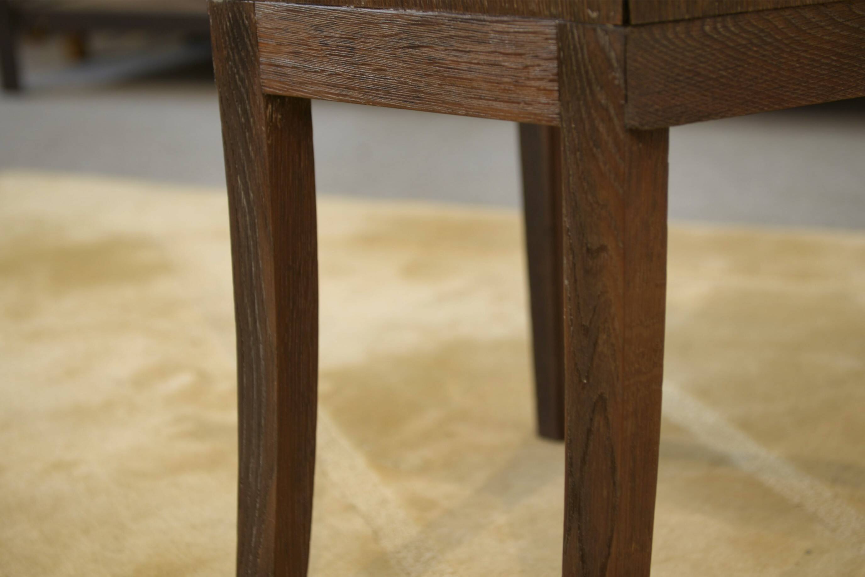 Chaise en chêne dans le goût de Pierre Chareau 1950’s