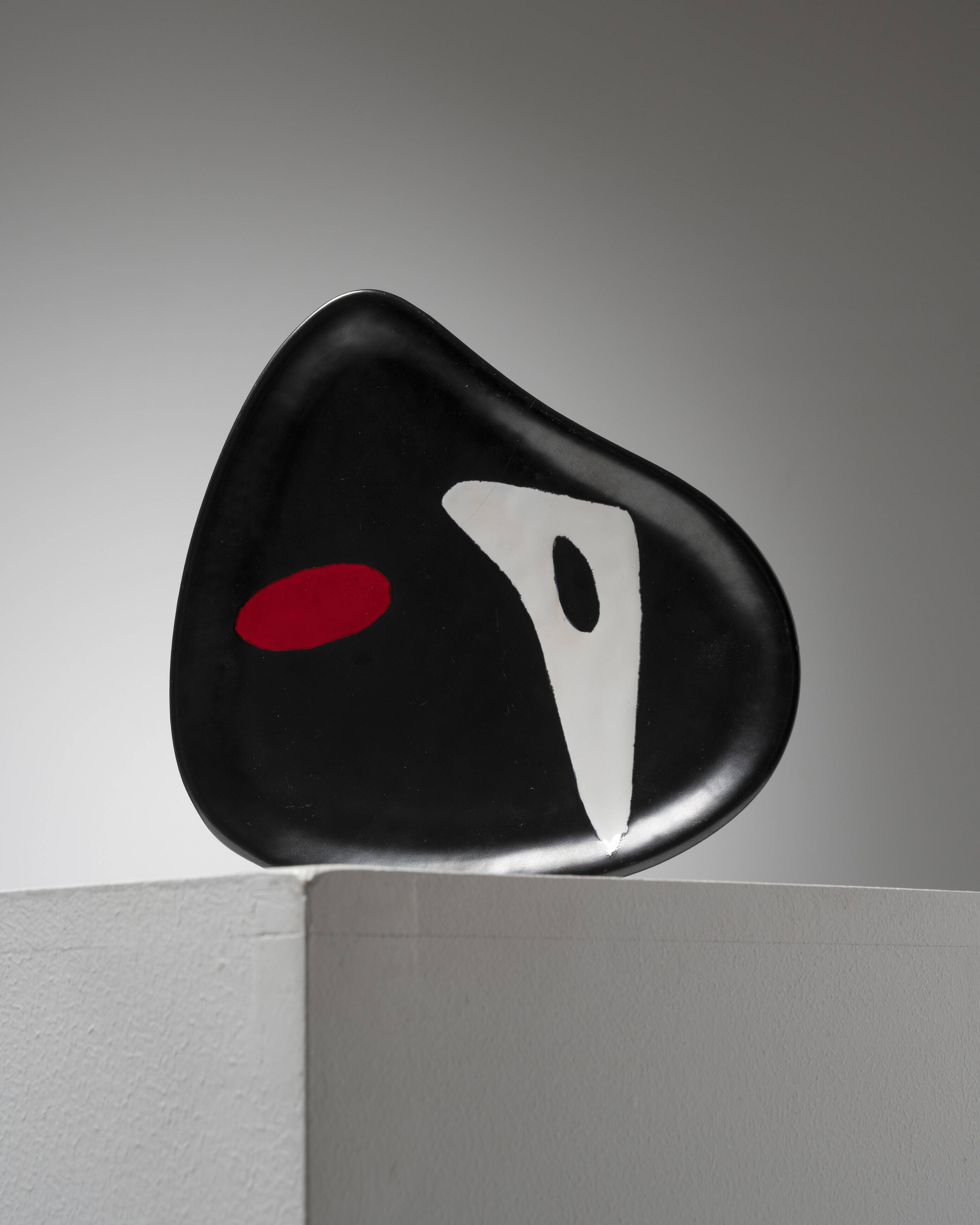 Ceramic with abstract decoration, Peter Orlando, 1960s