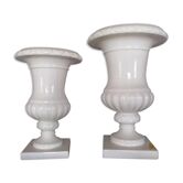 Pair of Gien Earthen Medici Vase
