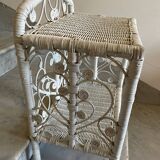 Rattan shelf