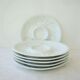 Set de 6 assiettes à huîtres porcelaine Tharaud Limoges