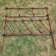 Bamboo and rattan headboard: Vintage
