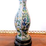 Soliflore vase in partitioned bronze China