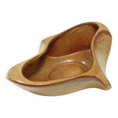 Bol à bijoux en céramique émaillée marron - Centre de table par Bertoncello, Italie