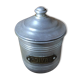 Spice pot box Trundle Aluminum brass Pepper Old vintage