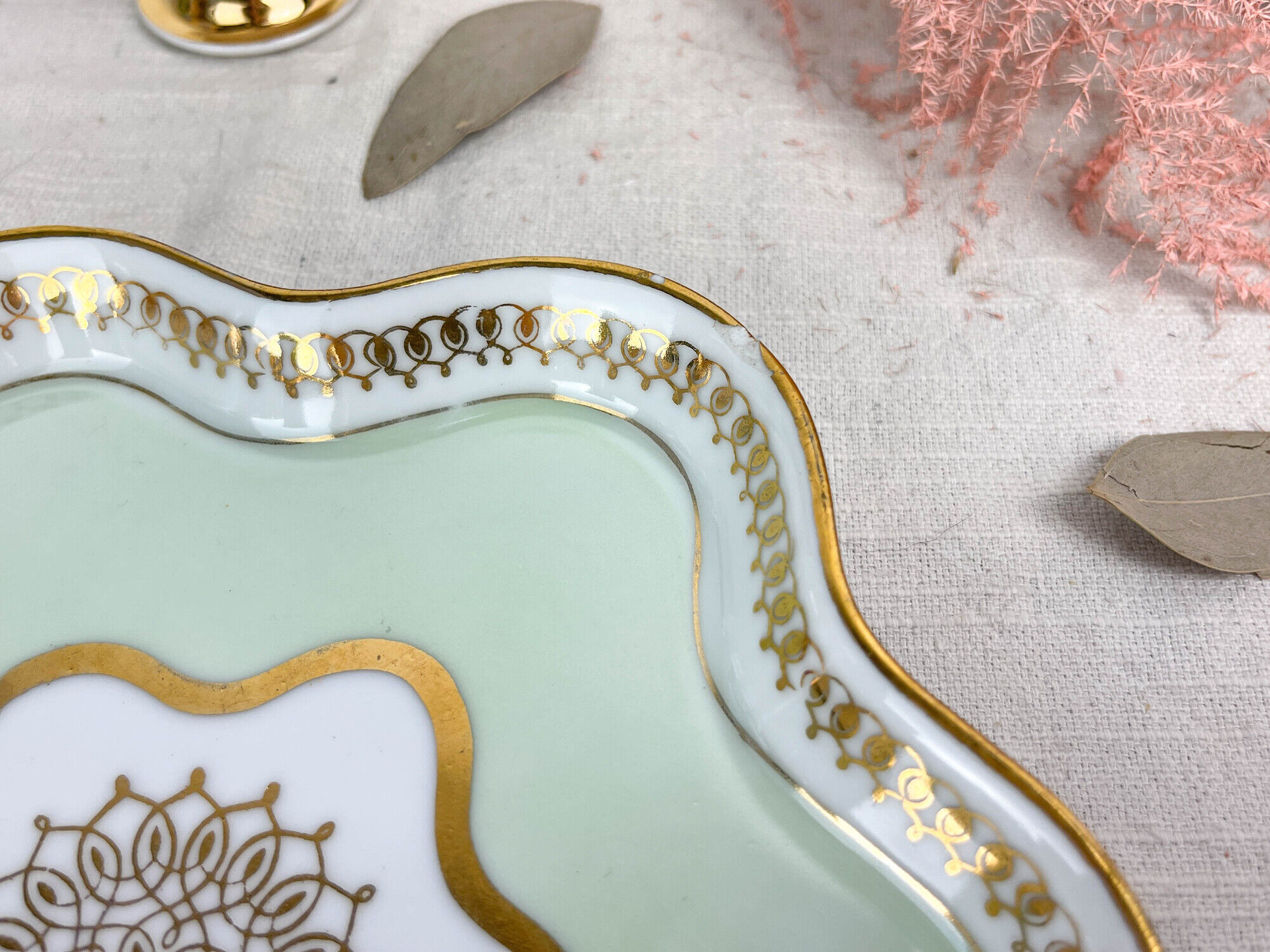 Set de 6 coquetiers vintage en porcelaine de limoges