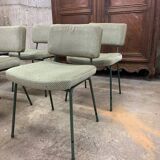 6 Chaises Design André Simard Airborne Vintage