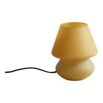 Lampe champignon jaune