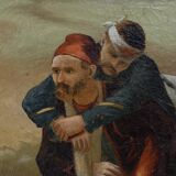 French oil painting in the style of Paul Louis Narcisse Grolleron, ca. 1900