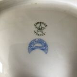 Serviteur mendiant à trois compartiments en porcelaine de Limoges Havilland - Le Tanneur
