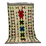 Handmade wool Berber rug 233 X 136 CM