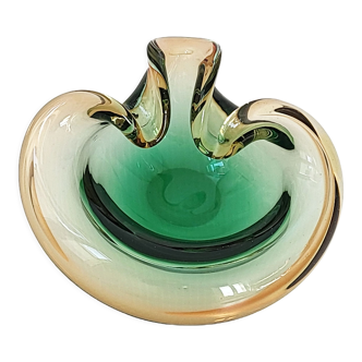 Vintage murano glass pouch tray 1960