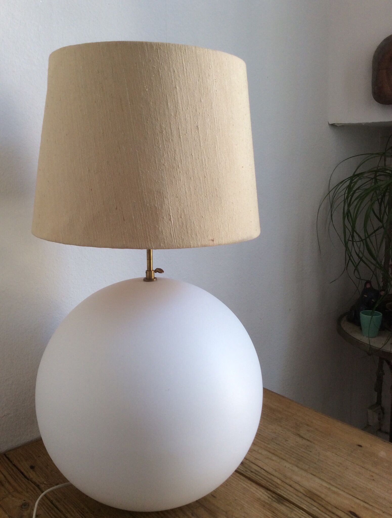 Lampe FDC Charolles en faïence, années 80