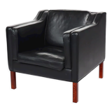 70s leather armchair