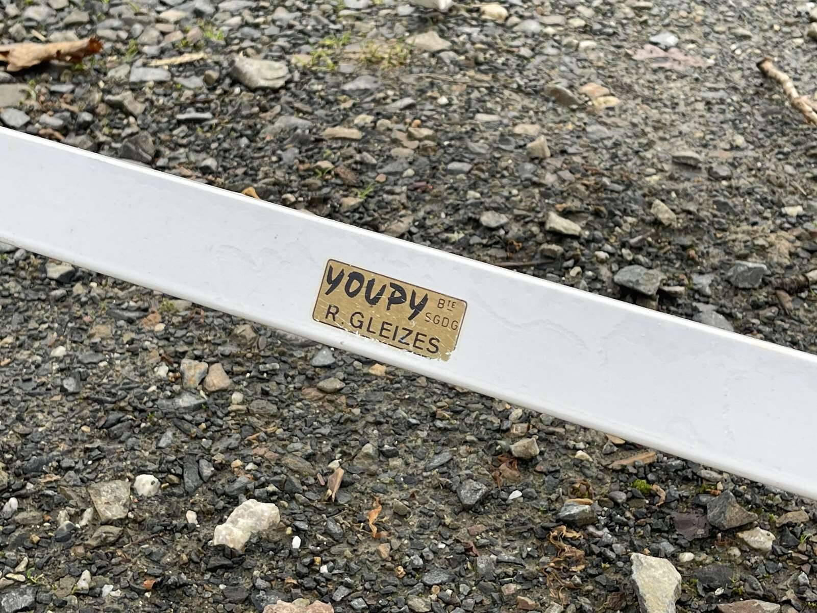 Pair of wooden garden armchairs from the 1960s from the youpy brand