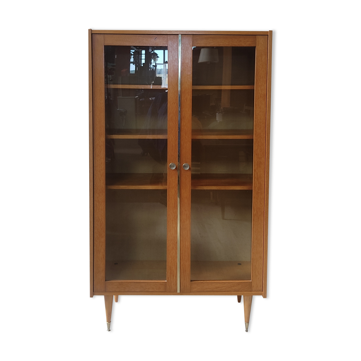Vitrine bibliothèque vintage années 60