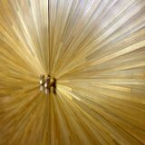 Straw marquetry cabinet