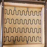 Lot de 6 chaises vintage en métal noir 1970