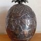 Large silver pineapple ice bucket