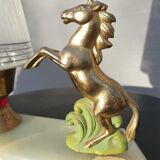 Art deco horse pitched bedside lamp 1930