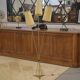 1960s design three-armed floor lamp