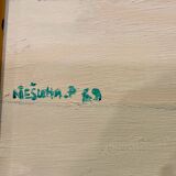 Modern geometric table