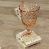 Set of 6 Luminarc Rosaline liqueur/port glasses