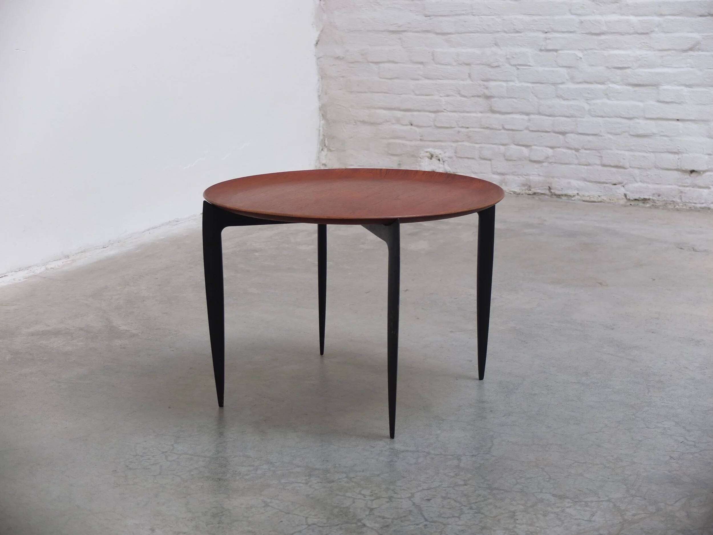 Rare tray table by Engholm & Willumsen for Fritz Hansen, 1963