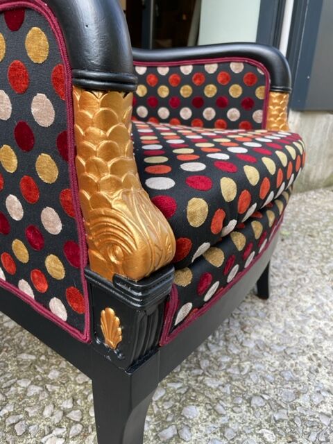 Pair of empire armchairs