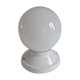 Opaline glass and ceramic wall light