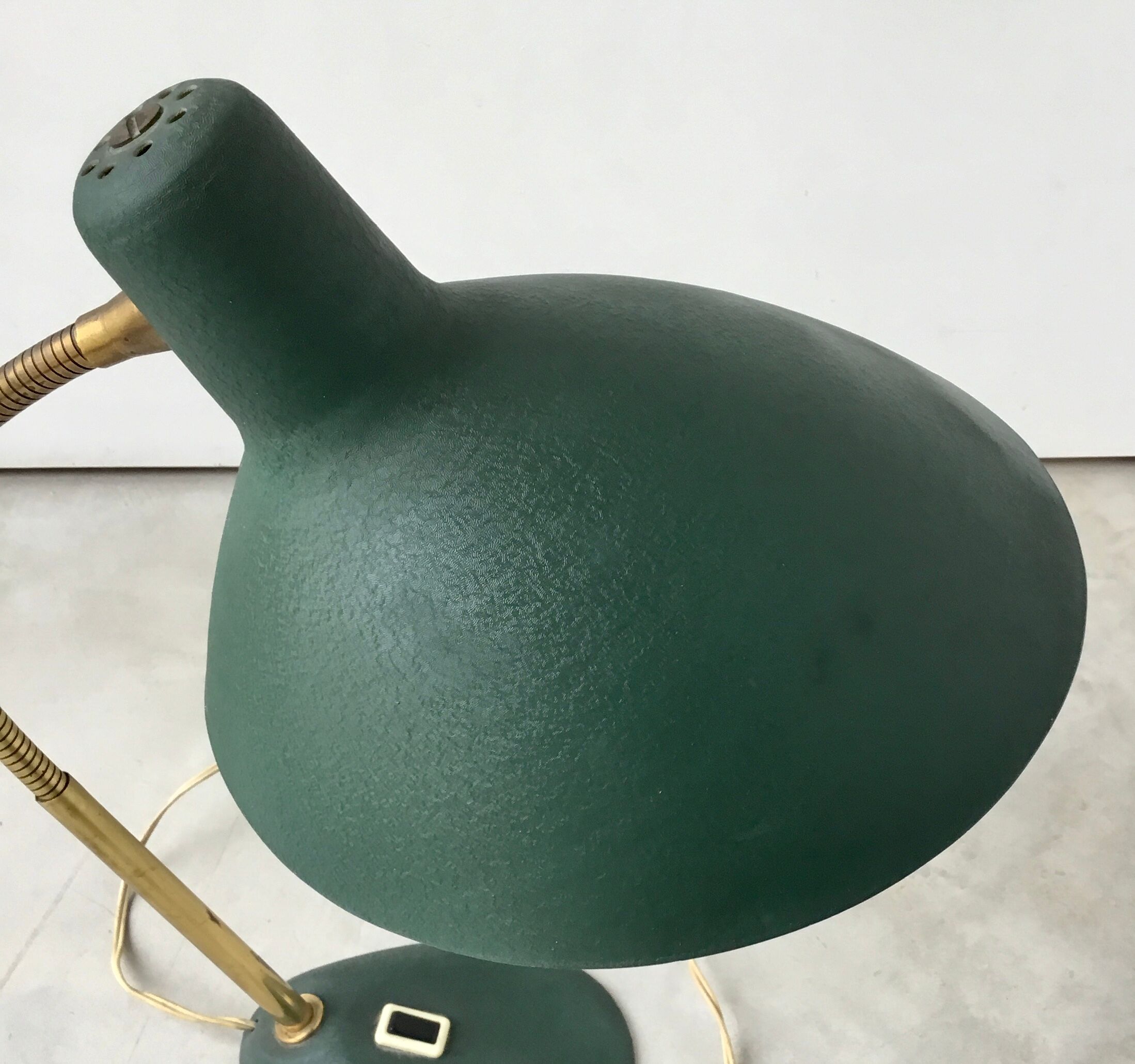 Flexible modernist desk lamp, design 1950