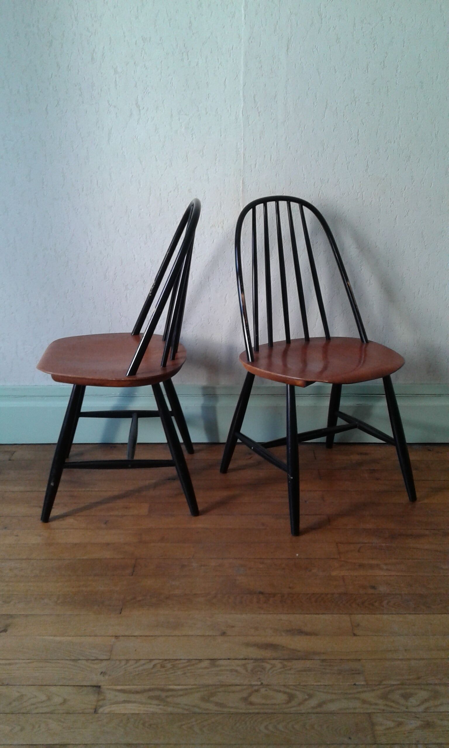 Paire de chaises scandinave et vintage