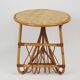 Rattan magazine table