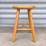 70s pine stool
