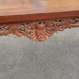 Solid teak console