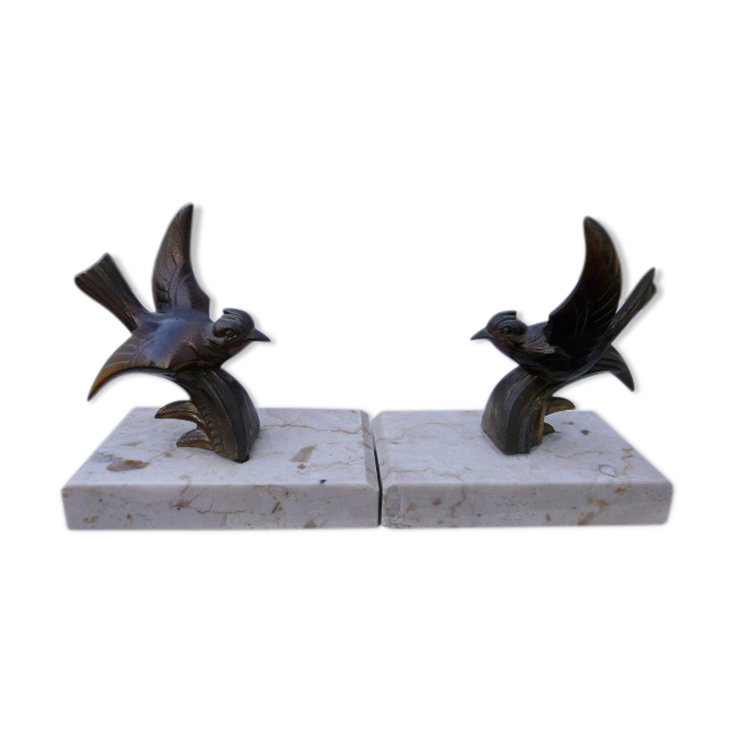 Bird book greenhouses on marble