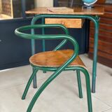 Desk and school chair set