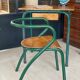 Desk and school chair set