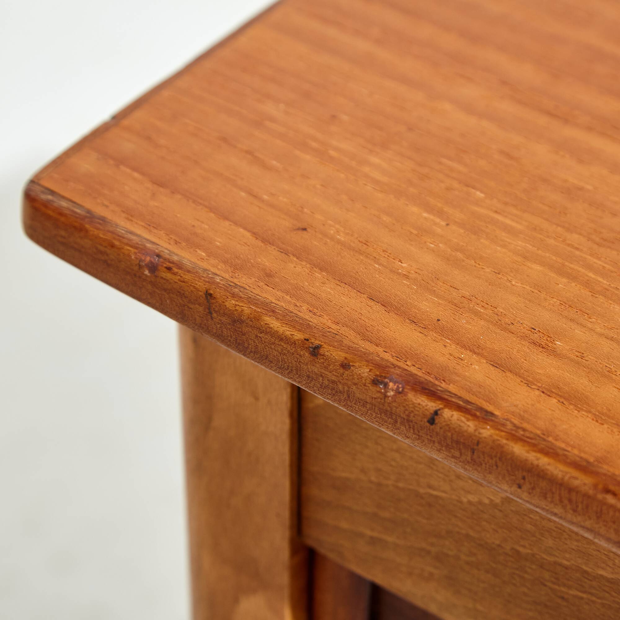 Restored teak and beech desk
