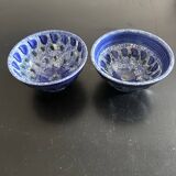 Pair of bowls signed Kerly Quimper