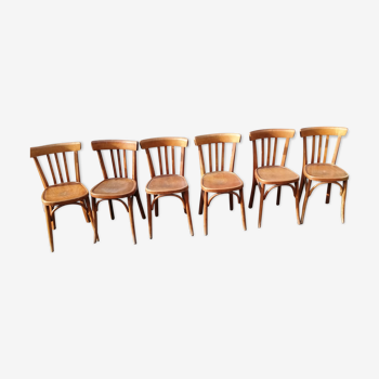 Set de 6 chaises bistrot Mahieu