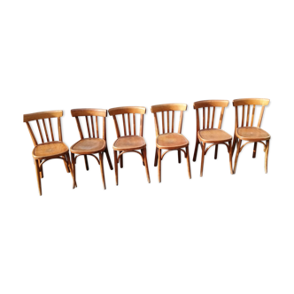 Set of 6 Mahieu bistro chairs
