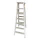 Wooden step stool.