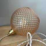 Glass globe lamp