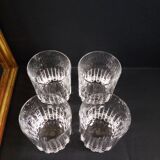 Set 4 glasses a Baccarat whisky