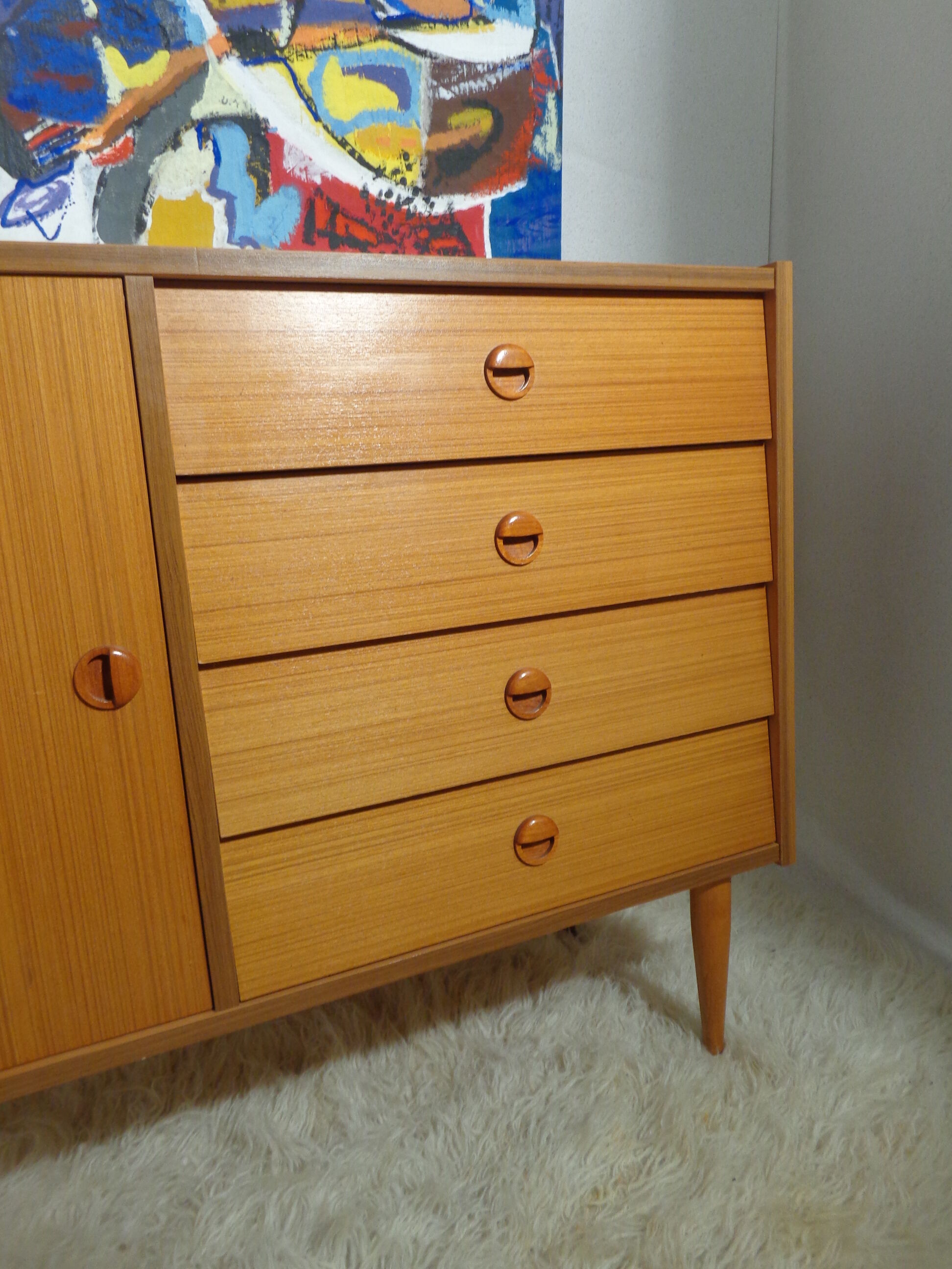 Scandinavian vintage dresser from the 60s
