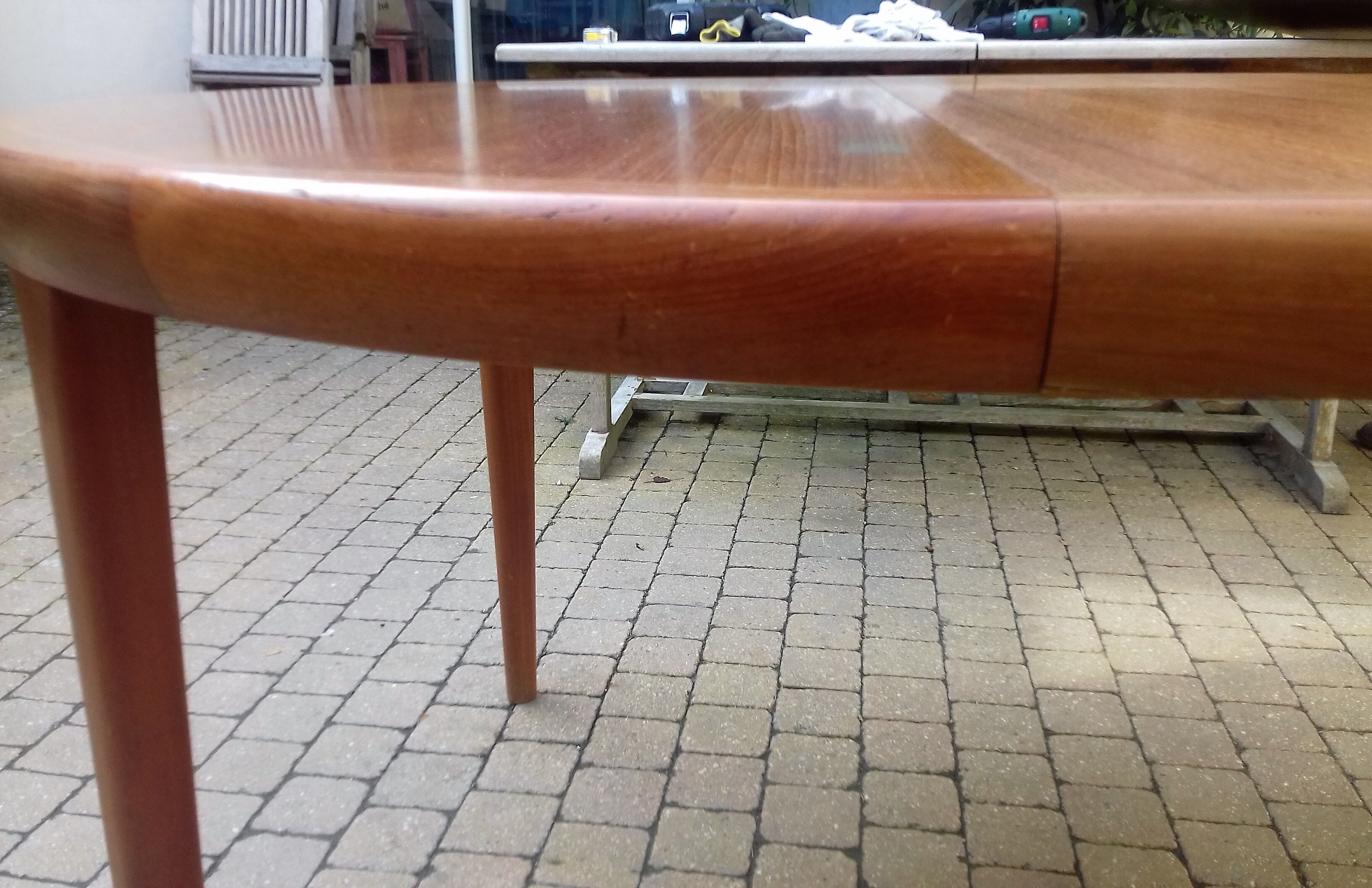 1960s extendable teak table