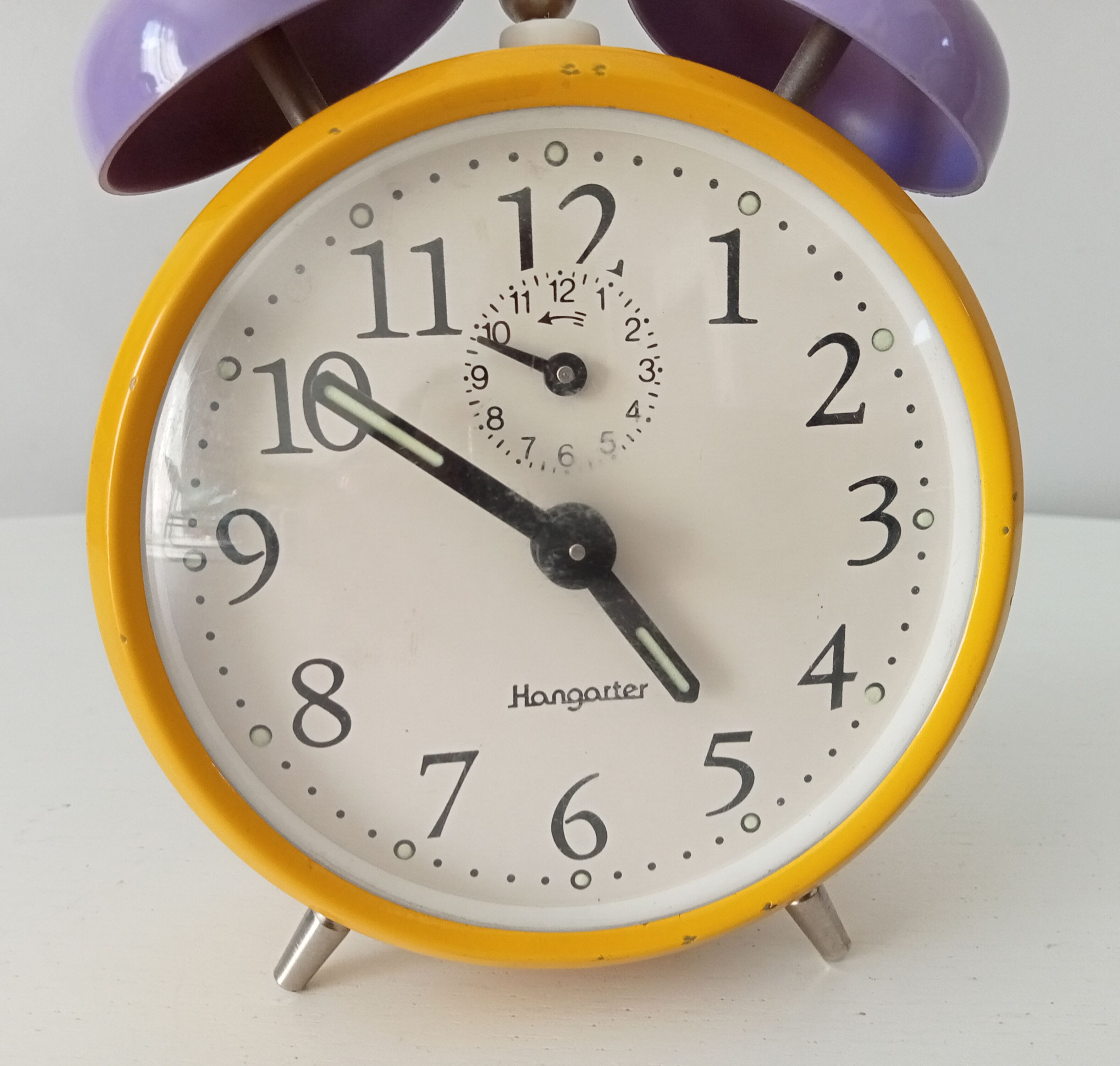 Vintage alarm clock Hangarter 70s/80s